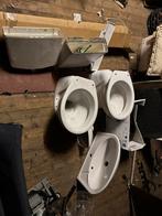 Wc pot, wastafel gratis!, Doe-het-zelf en Verbouw, Sanitair, Ophalen, Gebruikt, Toilet