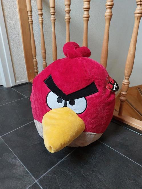 Grote rode Angry birds knuffel 45 cm, Kinderen en Baby's, Speelgoed | Knuffels en Pluche, Ophalen of Verzenden