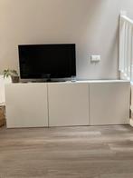 IKEA BESTA TV meubel wit, Ophalen, 150 tot 200 cm, Zo goed als nieuw, Minder dan 100 cm