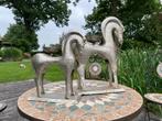 Vintage Metalen Paardenbeelden Set, Ophalen of Verzenden