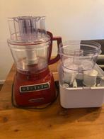 KitchenAid foodprocessor rood – krachtige motor, topconditie, Ophalen, Zo goed als nieuw, Powerblender