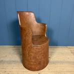 Oude antieke Zweedse beschilderde houten stronk stoel stam, Ophalen