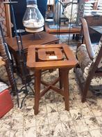 Houten Bijzettafel met Open Design, Huis en Inrichting, Tafels | Bijzettafels, Ophalen, Minder dan 45 cm, Minder dan 55 cm, Gebruikt