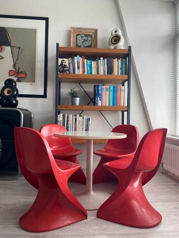 Set van 4 Vintage Casalino 1 stoelen (jaren 70) beschikbaar voor biedingen