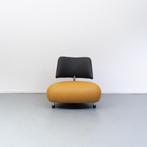 Leolux Pallone maïsgeel - zwart (bijpassende Leolux Kikko), Huis en Inrichting, Fauteuils, Niet ingevuld, Niet ingevuld, Leer