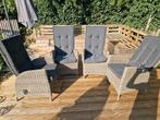 4 AVH Outdoor Tuinstoelen met Kussens, Ophalen, Gebruikt, Plastic, Verstelbaar