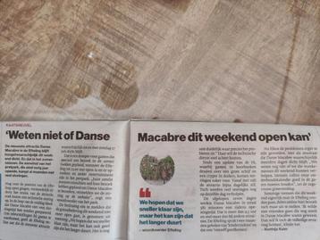 Efteling Krantenartikel, Knipsel - Danse Macabre - beschikbaar voor biedingen
