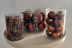 Set kerstballen bruin, Diversen, Kerst, Ophalen of Verzenden, Zo goed als nieuw