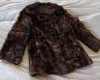 Prachtige kwaliteit NERTSBONTJAS, Kleding | Dames, Jassen | Winter, Ophalen, Zo goed als nieuw, Maat 42/44 (L), Bruin