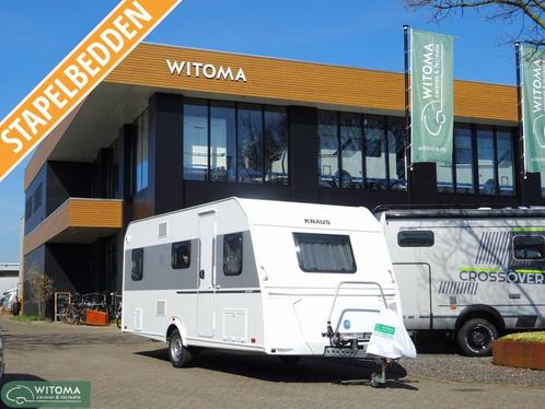 Knaus Sport 500 KD Gratis mover model 2025, Caravans en Kamperen, Caravans, tot en met 5, 1000 - 1250 kg, Treinzit, Knaus, Dwarsbed