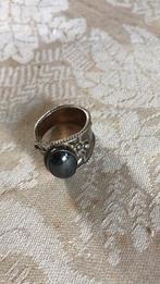Bazou zilveren ring / verstelbaar, Ophalen of Verzenden, Zo goed als nieuw, Dame, Zilver