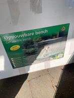 Verzinkte opvouwbare bench 78 x 55 x 61 met dekentjes, Dieren en Toebehoren, Ophalen, Zo goed als nieuw