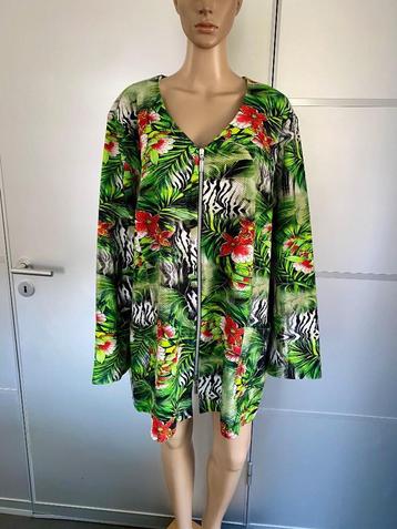 J297 Nieuw: Mona Lisa maat 56=XXL lang jasje blazer vest beschikbaar voor biedingen