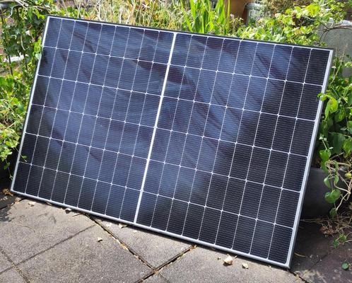 Denim 430Wp zonnepaneel incl micro omvormer, Doe-het-zelf en Verbouw, Zonnepanelen en Toebehoren, Zo goed als nieuw, Paneel, 200 wattpiek of meer