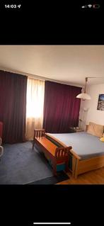 Twee slaapkamers gordijnen, Ophalen of Verzenden, Zo goed als nieuw, Bruin