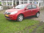 Dacia Sandero 1.4 MPI 75 2008 Rood, Auto's, Voorwielaandrijving, Stof, 74 pk, 4 cilinders