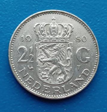 2 1/2 gulden 1980 - Juliana  beschikbaar voor biedingen