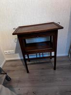 Antiek Theekastje met Glas, Huis en Inrichting, Kasten | Dressoirs, Ophalen, Minder dan 50 cm, Gebruikt, 25 tot 50 cm