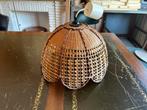Vintage rotan hanglamp, Ophalen, Zo goed als nieuw, Minder dan 50 cm