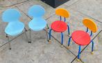 Set van 2 x 2 vintage kinderstoeltjes / Galvano ‘70/Ikea ‘80, Ophalen, Stoel(en)