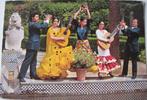 Flamenco dansers - Spanje  -  Barcelona, Verzenden, 1960 tot 1980, Gelopen, Klederdracht