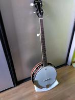 Banjo (5 snaren) met tas, Muziek en Instrumenten, Ophalen, Zo goed als nieuw, 5-snarige of Bluegrassbanjo