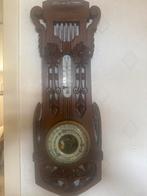 Antieke Barometer & Thermometer in Houten Kast, Ophalen of Verzenden
