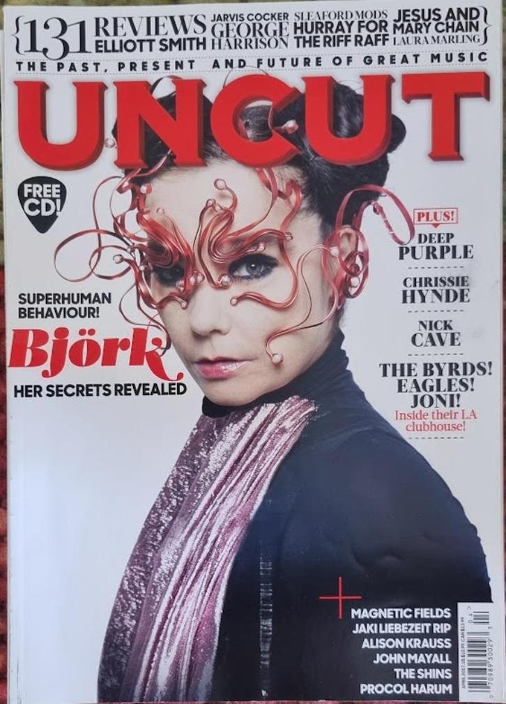UNCUT 04-2017 239 Bjork Deep Purple Cave Eagels Byrds Mitche, Boeken, Tijdschriften en Kranten, Zo goed als nieuw, Muziek, Film of Tv