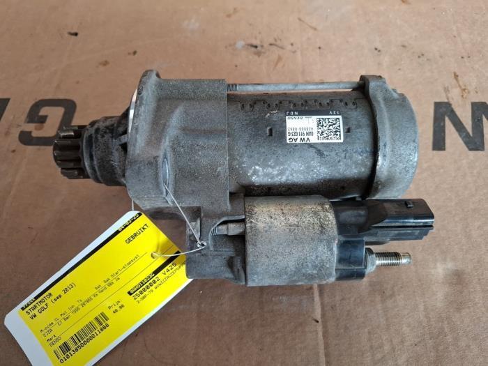 Startmotor van een Volkswagen Golf, Auto-onderdelen, Motor en Toebehoren, Volkswagen, Gebruikt, 3 maanden garantie, Verzenden