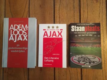 voetbalboeken- Ajax boeken ( 3 stuks) beschikbaar voor biedingen