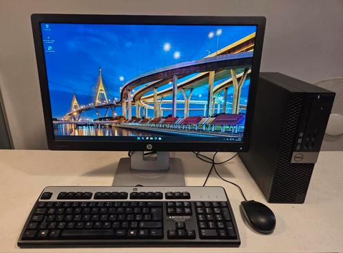 Complete computer set Dell Optiplex 3040 met 23 inch monitor, Computers en Software, Desktop Pc's, 3 tot 4 Ghz, SSD, 16 GB, Met monitor