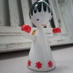 Vintage Hollohaza-porseleinen engel Hongaars art-deco decor, Antiek en Kunst, Ophalen of Verzenden