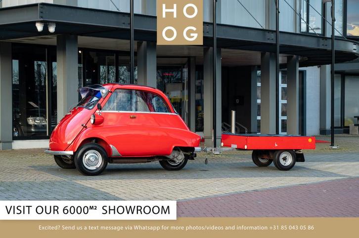 BMW ISETTA 300 (bj 1962), Auto's, Oldtimers, Bedrijf, Te koop, BMW, Benzine, Coupé, Handgeschakeld, Origineel Nederlands, Rood