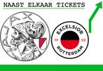 Tickets Ajax - Excelsior: 2 naast elkaar kaarten, Twee personen, November