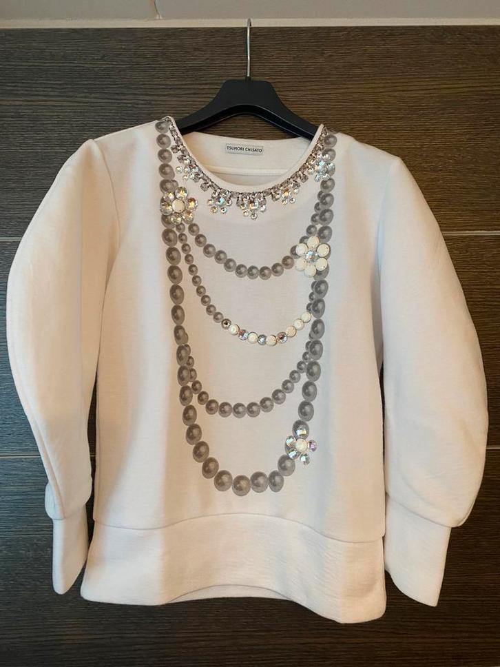 Tsumori Chisato trui wit maat M, Kleding | Dames, Truien en Vesten, Zo goed als nieuw, Wit, Ophalen of Verzenden