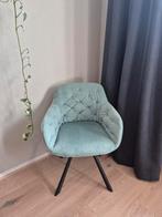 Woood Eetkamerstoel / Kledingstoel - Blauw/Groen, Huis en Inrichting, Stoelen, Ophalen, Zo goed als nieuw, Blauw, Eén