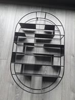 Industrieel wandrek zwart, Huis en Inrichting, Woonaccessoires | Wandplanken en Boekenplanken, Ophalen, Zo goed als nieuw