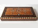 Ingelegd houten Sigarettendoos / Rokers kistje, Noord-Afrika, Ophalen of Verzenden