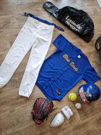Honkbaluitrusting compleet tas, helm, handschoen & kleding, Ophalen of Verzenden, Gebruikt, Honkbal, Handschoen