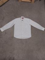 Beige/Witte Overhemd van LIV Collection,Maat L(41/42),nieuwe, Kleding | Heren, Overhemden, Nieuw, Beige, Halswijdte 41/42 (L)