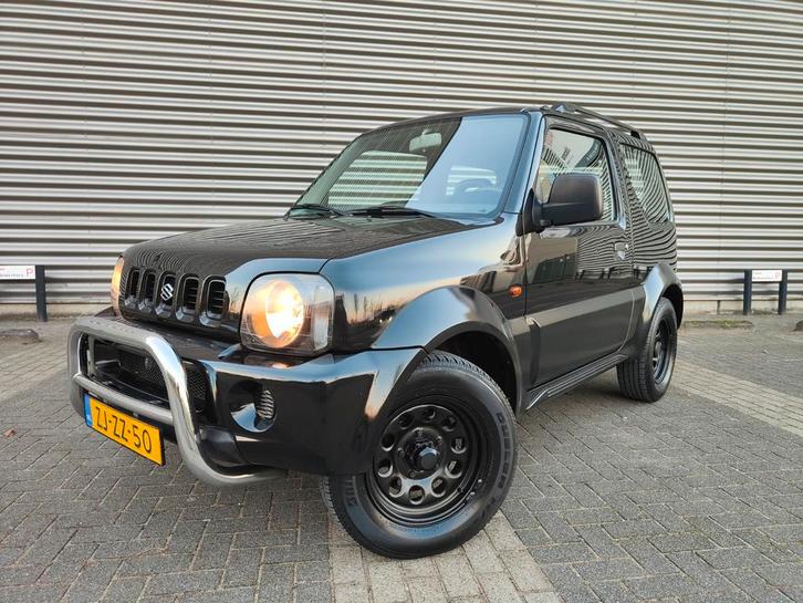 Suzuki Jimny 1.3 4x4 / zwart / airco / NAP, Auto's, Suzuki, Bedrijf, Jimny, 4x4, Airbags, Airconditioning, Centrale vergrendeling