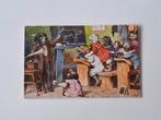 Arthur Thiele postkaart honden in klaslokaal, Verzamelen, Ansichtkaarten | Dieren, Ophalen of Verzenden, 1920 tot 1940, Gelopen