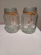 Glazen vazen, Huis en Inrichting, Woonaccessoires | Vazen, Ophalen, Minder dan 50 cm, Groen, Glas