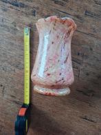 Vintage Oud Roze Glazen Vaasje, Antiek en Kunst, Ophalen