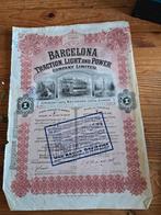 Aandelen Barcelona Light and Power., Ophalen of Verzenden, Aandeel
