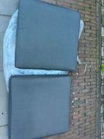 2 kussens voor loungebank 70x70, Ophalen, Zo goed als nieuw