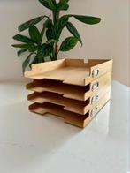 Vintage houten brievenbak, Ikea 1999. Houten organizer, Ophalen of Verzenden, Zo goed als nieuw