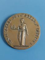 PTT Bronzen Penning Trouwe Dienst 60mm, Ophalen of Verzenden, Brons, Nederland
