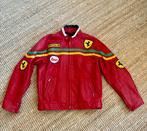 Rode leren Ferrari jas – Zeldzaam, Kleding | Heren, Ophalen of Verzenden, Gedragen, Maat 52/54 (L), Rood
