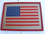 Vintage Amerikaanse Vlag Wandspiegel USA Spiegel, Ophalen of Verzenden, Zo goed als nieuw